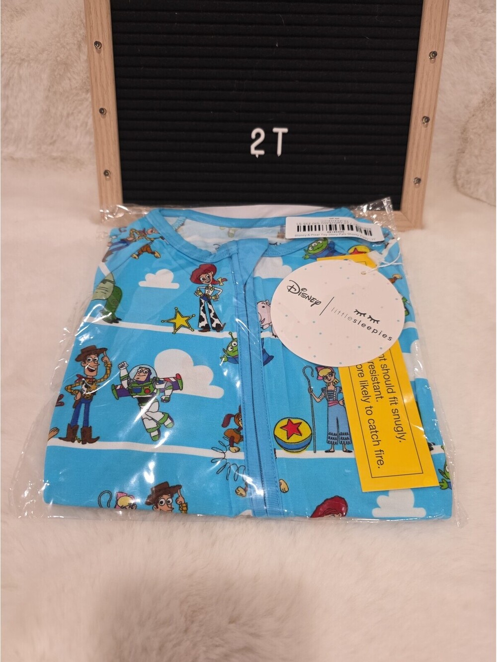 Little sleepies toy story 2T shorty